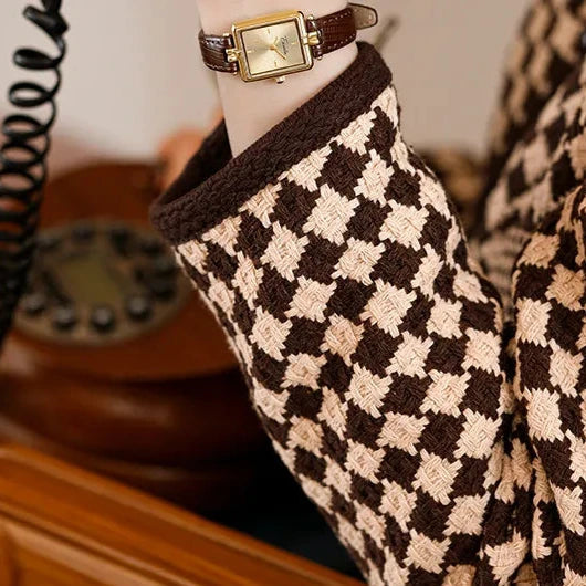 Sienna - Elegant kvartsur med guldfarvet rem