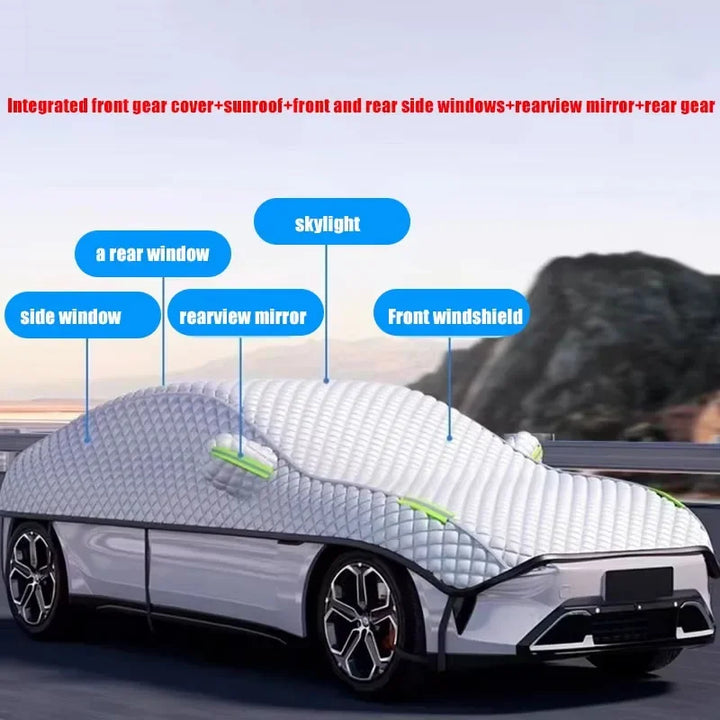 AutoProtect Bilovertræk | Vandtæt & UV-bestandigt | Årlig beskyttelse mod sol, sne & hagl