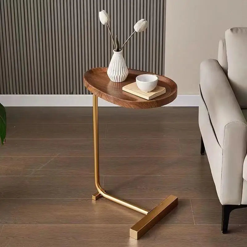 Nirethia - C-formet flytbart sofabord ideel til sofa eller seng
