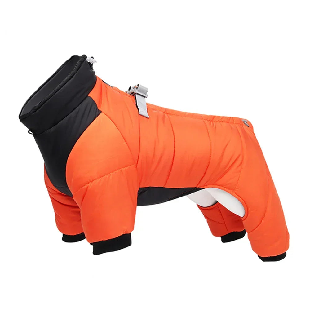FurLuxe vandtæt vinterjakke med sele - hundejakke til små og mellemstore hunde