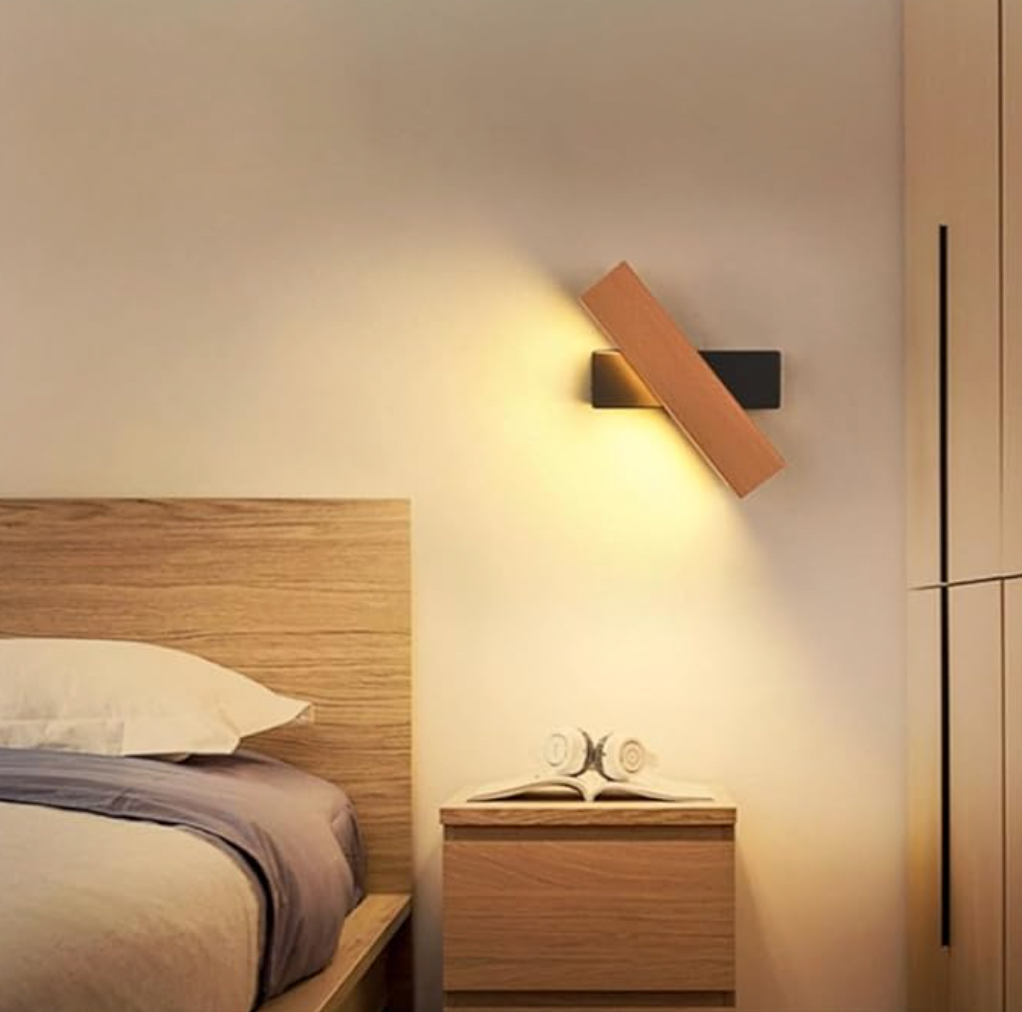 Japansk LED-væglampe | Minimalistisk drejelig væglampe