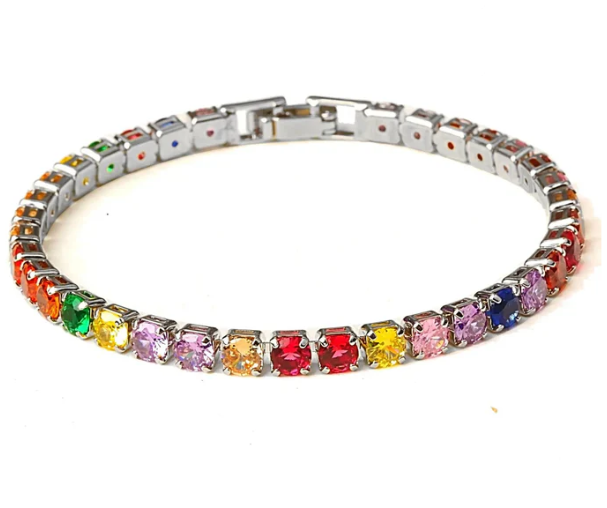 Tennisarmbånd med zirconia - Aurora