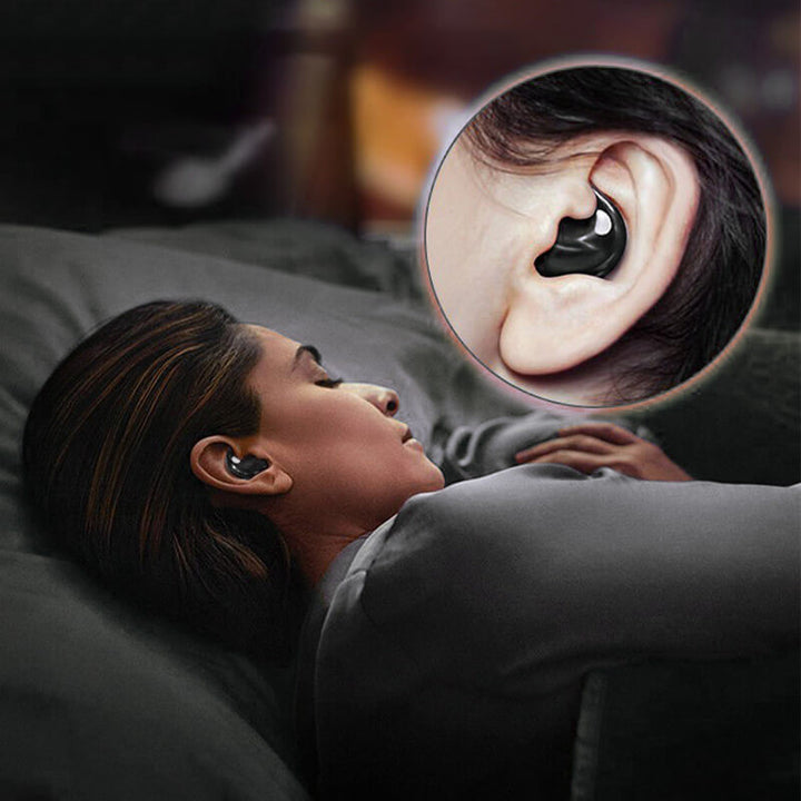 In-ear-øretelefoner til søvn med støjreduktion, Bluetooth 5.3