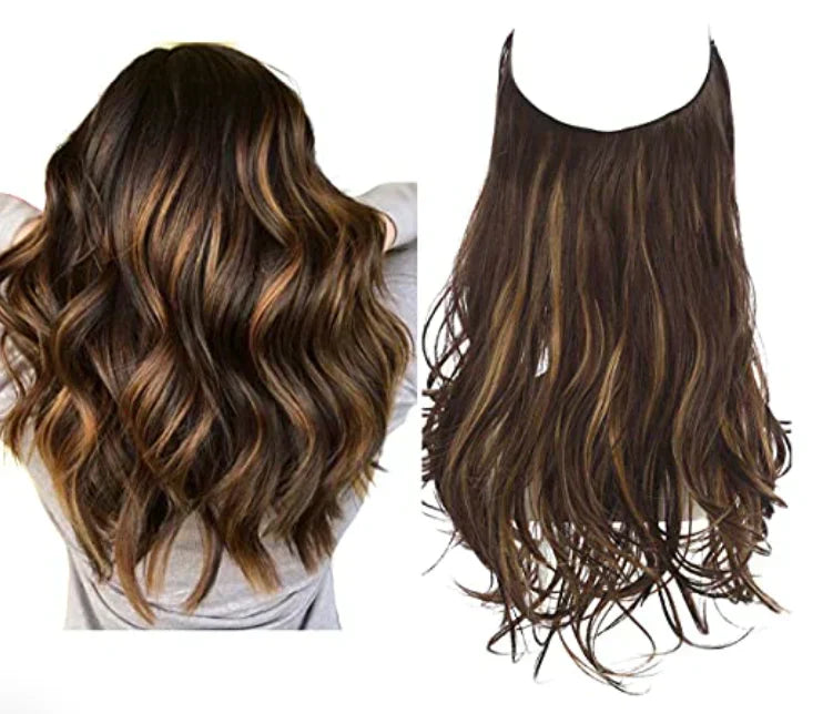 SecretHair | Ægte Hår Extensions Premium | 100% REMY-kvalitet | Volumen og Længde Uden Sømme | Naturlig Glans | Varmebestandig og Holdbar