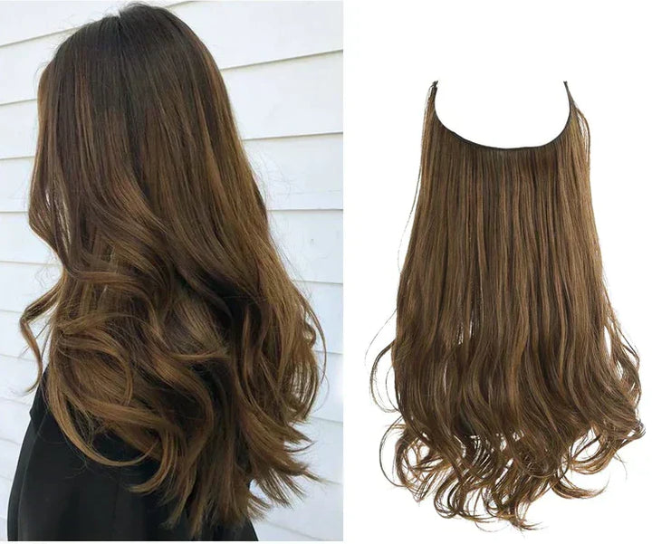 SecretHair | Ægte Hår Extensions Premium | 100% REMY-kvalitet | Volumen og Længde Uden Sømme | Naturlig Glans | Varmebestandig og Holdbar