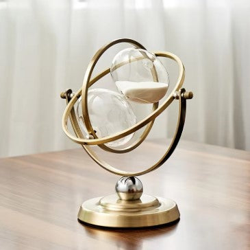 Luksus timeglas med elegant metalramme
