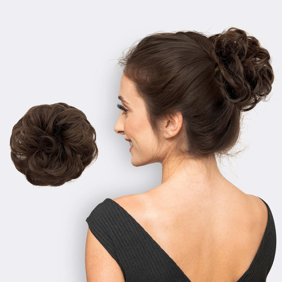 BunPop hårforlængelses-scrunchie