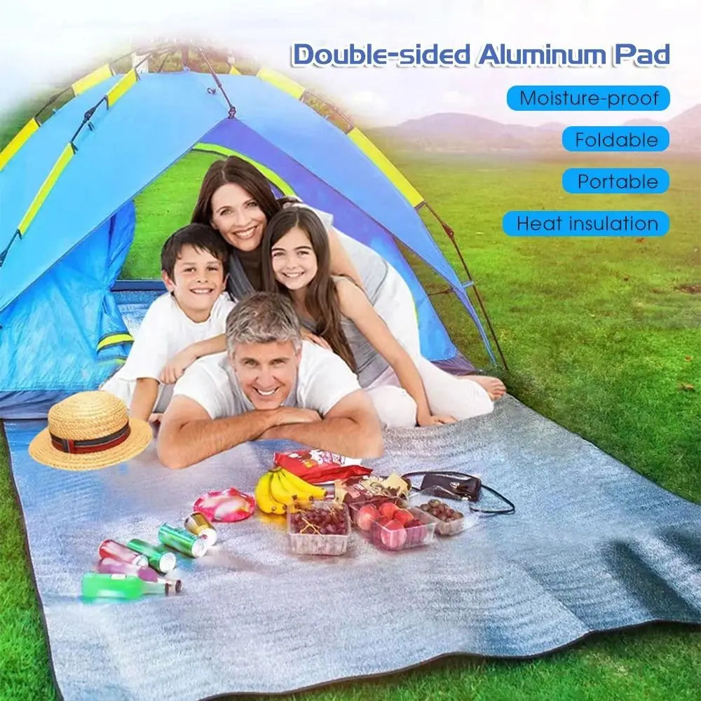 ThermaFoil Pro liggeunderlag | Ultralet & vandtæt | Varmereflekterende | Til camping & udendørs | 25 mm tyk