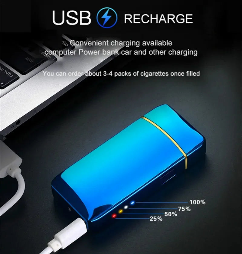 Elektroniske vindtætte lightere – genopladelig plasma-lighter via USB