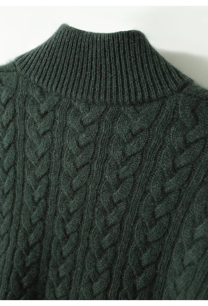 Arden cardigan i kashmir med knapper