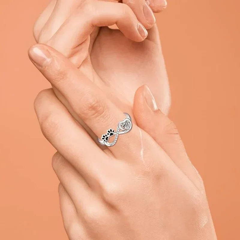 Zirconia Poteering med Hjerte og Uendelighedsdesign