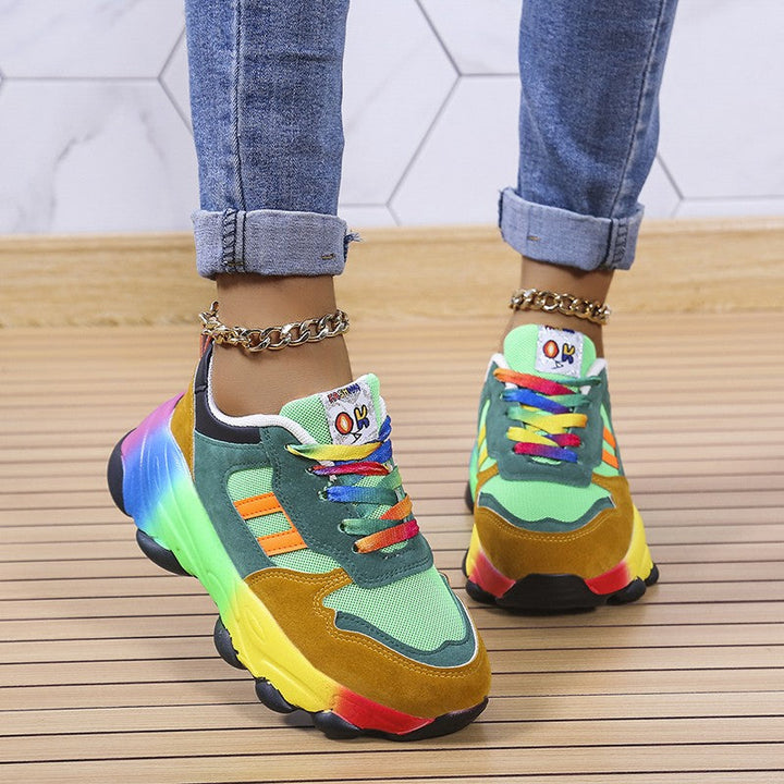 Farverige sneakers til kvinder – Solenya