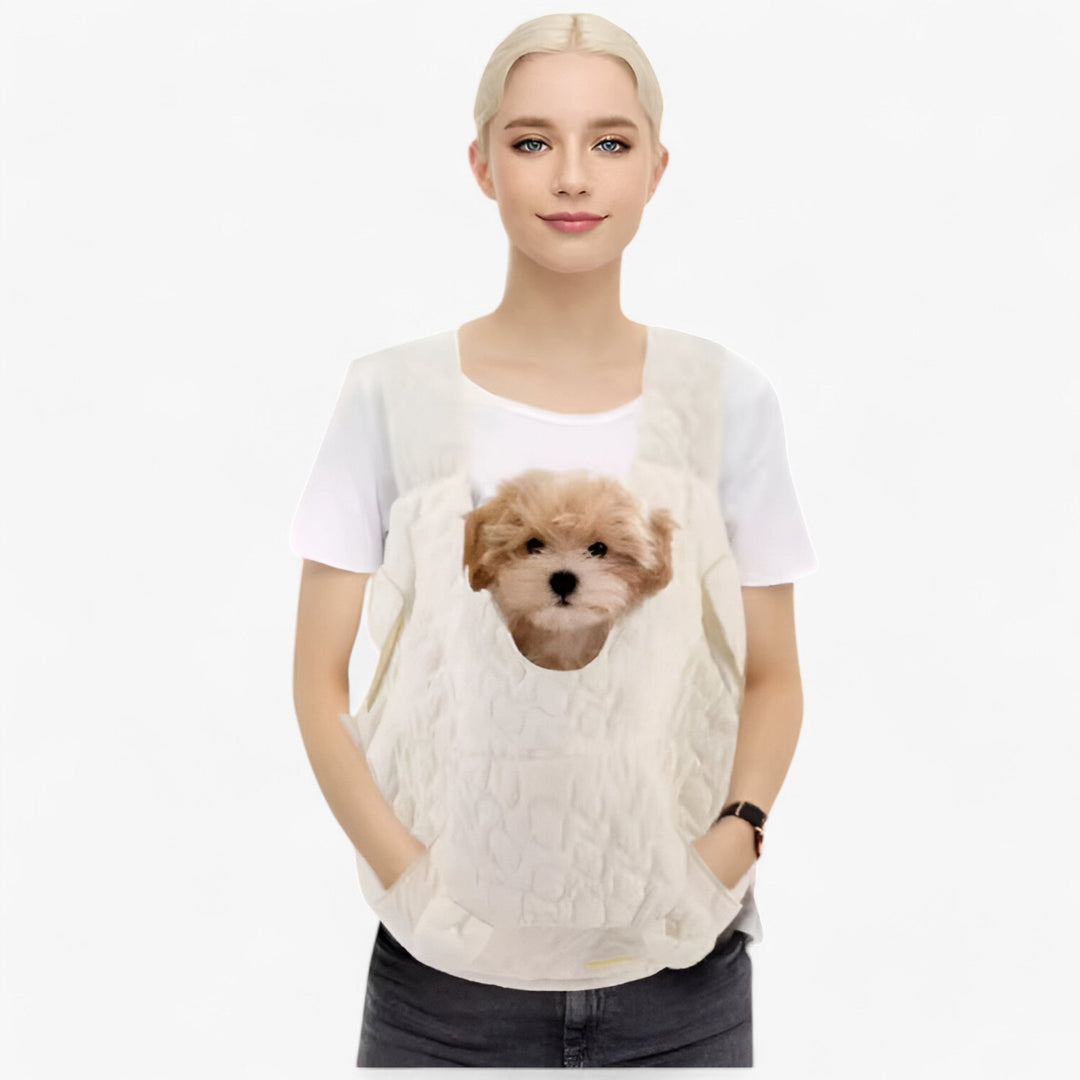 Pawrello dyretaske op til 10 kg | Vandtæt & komfortabel | Til katte & små hunde | Med ergonomiske skulderstropper