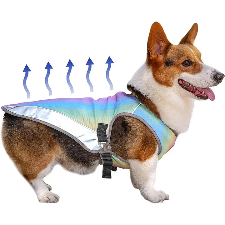 PawLux Ultra-Cool hundevest | Åndbar og UV-beskyttende hundejakke til varmen