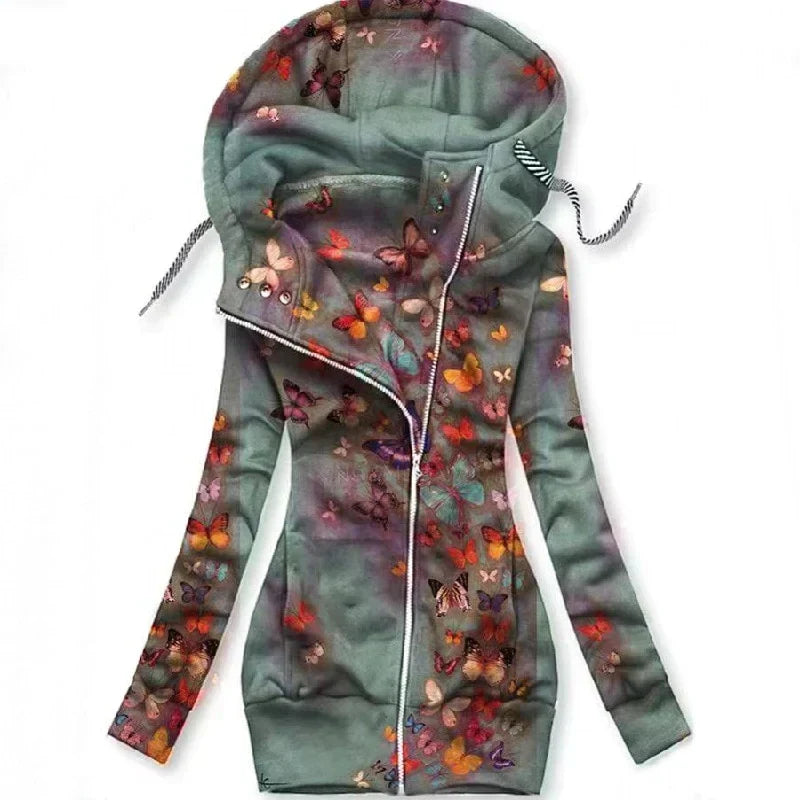 Butterfly Art-cardigan til kvinder – Alina