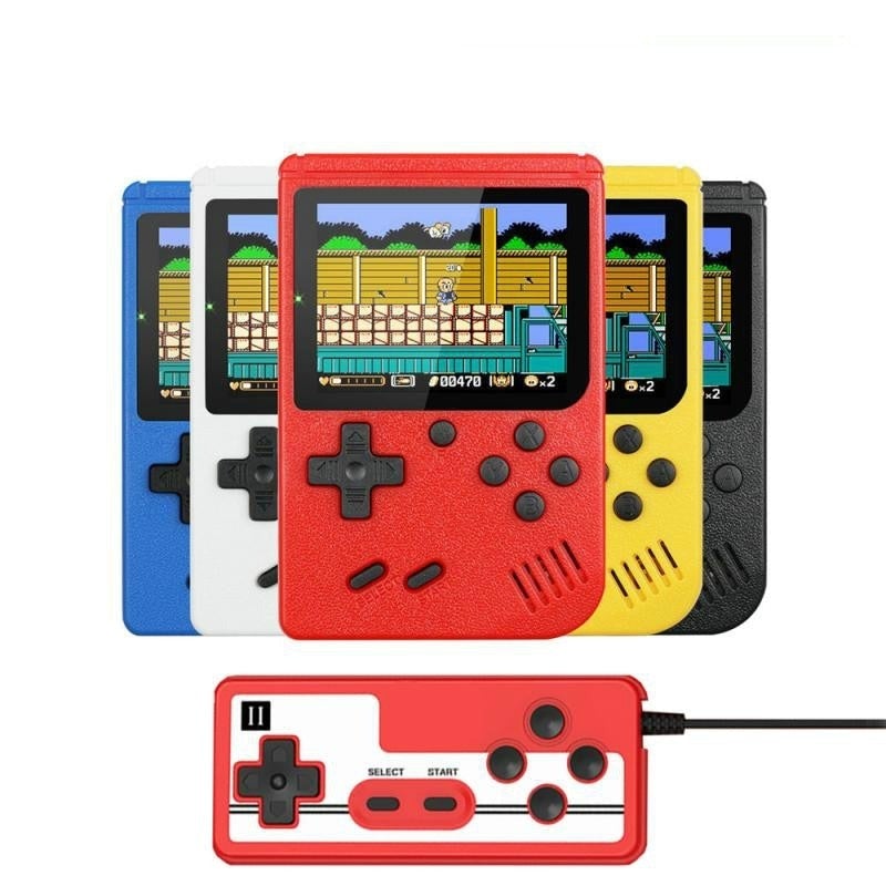 PlayBox - bærbar retro spillekonsol med 400 klassiske FC-spil
