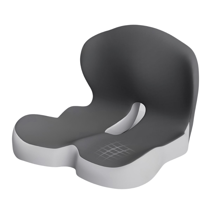 Sædepude | Ergonomisk pude i memoryskum | Vægtbærende &amp; skridsikker | ErgoComfort