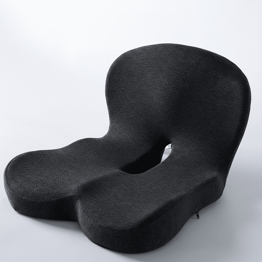 Sædepude | Ergonomisk pude i memoryskum | Vægtbærende &amp; skridsikker | ErgoComfort