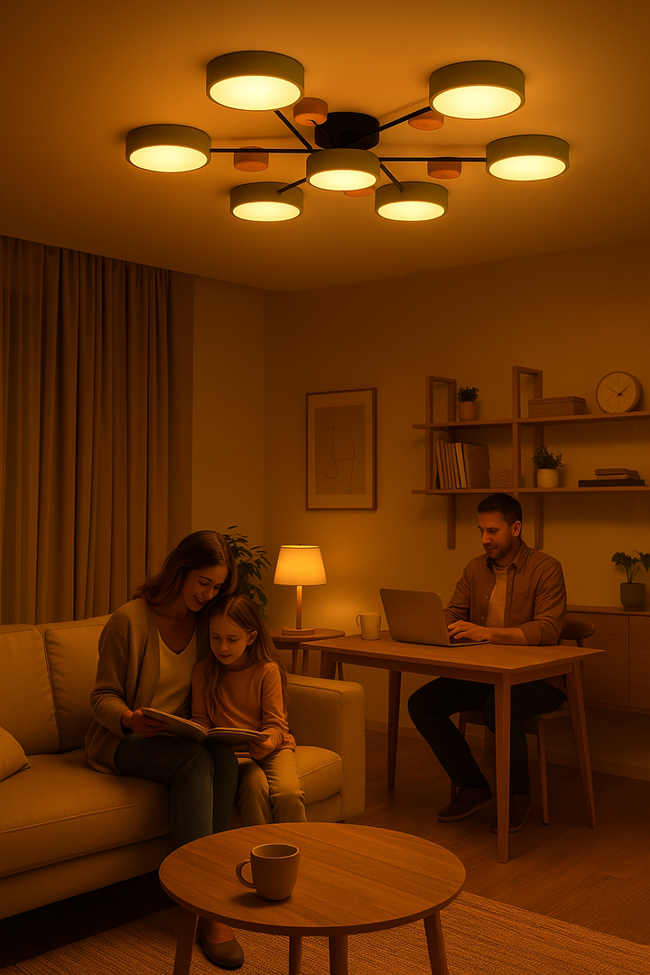 Skandinavisk Loftslampe – Forgrenet Design, Elegant og Bæredygtig med LED-teknologi