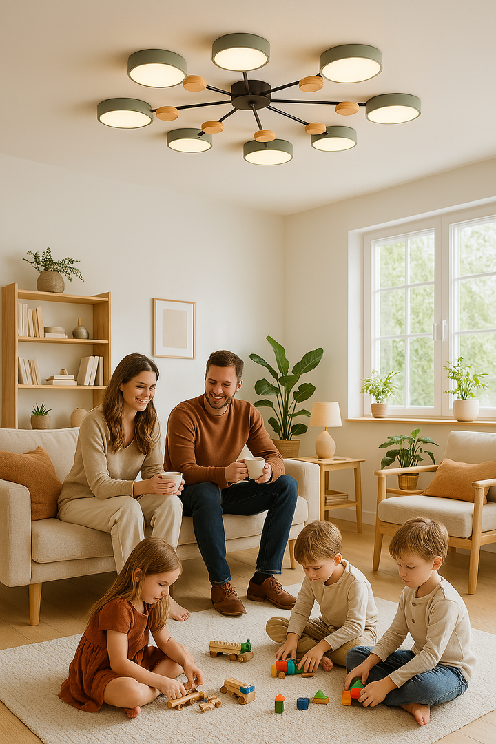 Skandinavisk Loftslampe – Forgrenet Design, Elegant og Bæredygtig med LED-teknologi