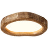 Rustik LED-loftslampe med trælook - Auralog