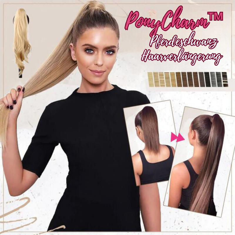1+1 GRATIS | PonyCharm™ | Hestehale-extensions til langt og fyldigt hår