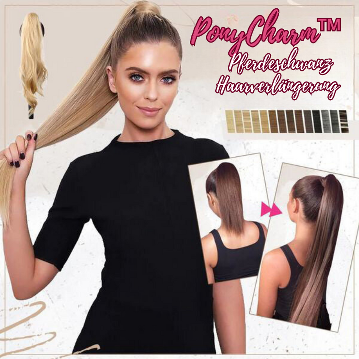1+1 GRATIS | PonyCharm™ | Hestehale-extensions til langt og fyldigt hår
