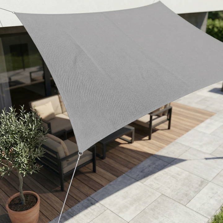 Vandtæt rektangulær solsejl | Vandtæt outdoor-stof | UV-beskyttelse | SkyCover