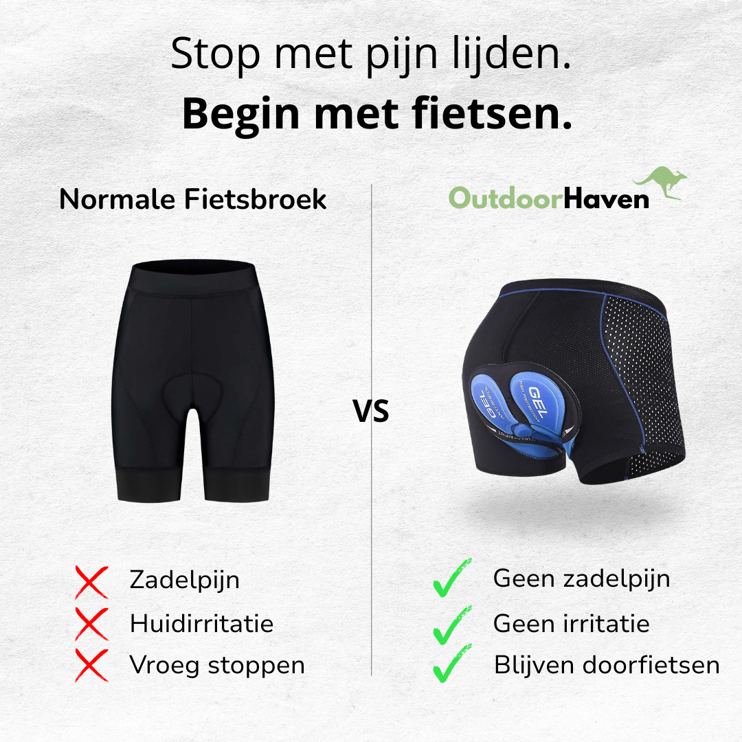 Polstrede cykelunderbukser med gel – til herrer & damer