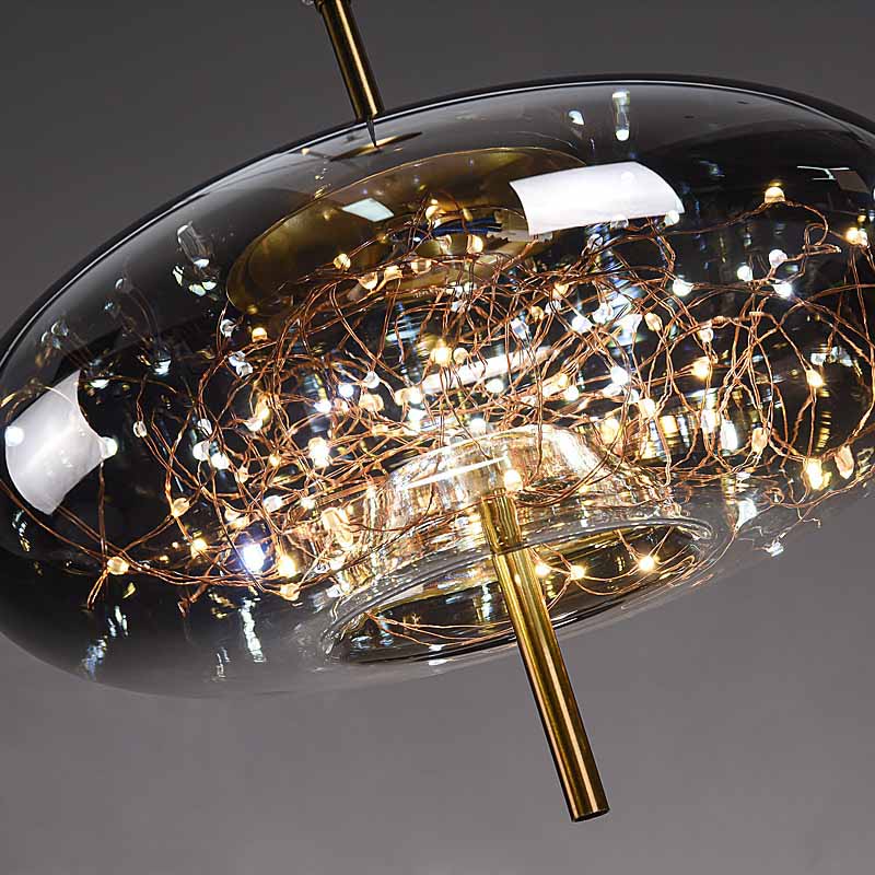 AstraGlow moderne pendellampe | luksuriøs LED-pendellampe til natbord