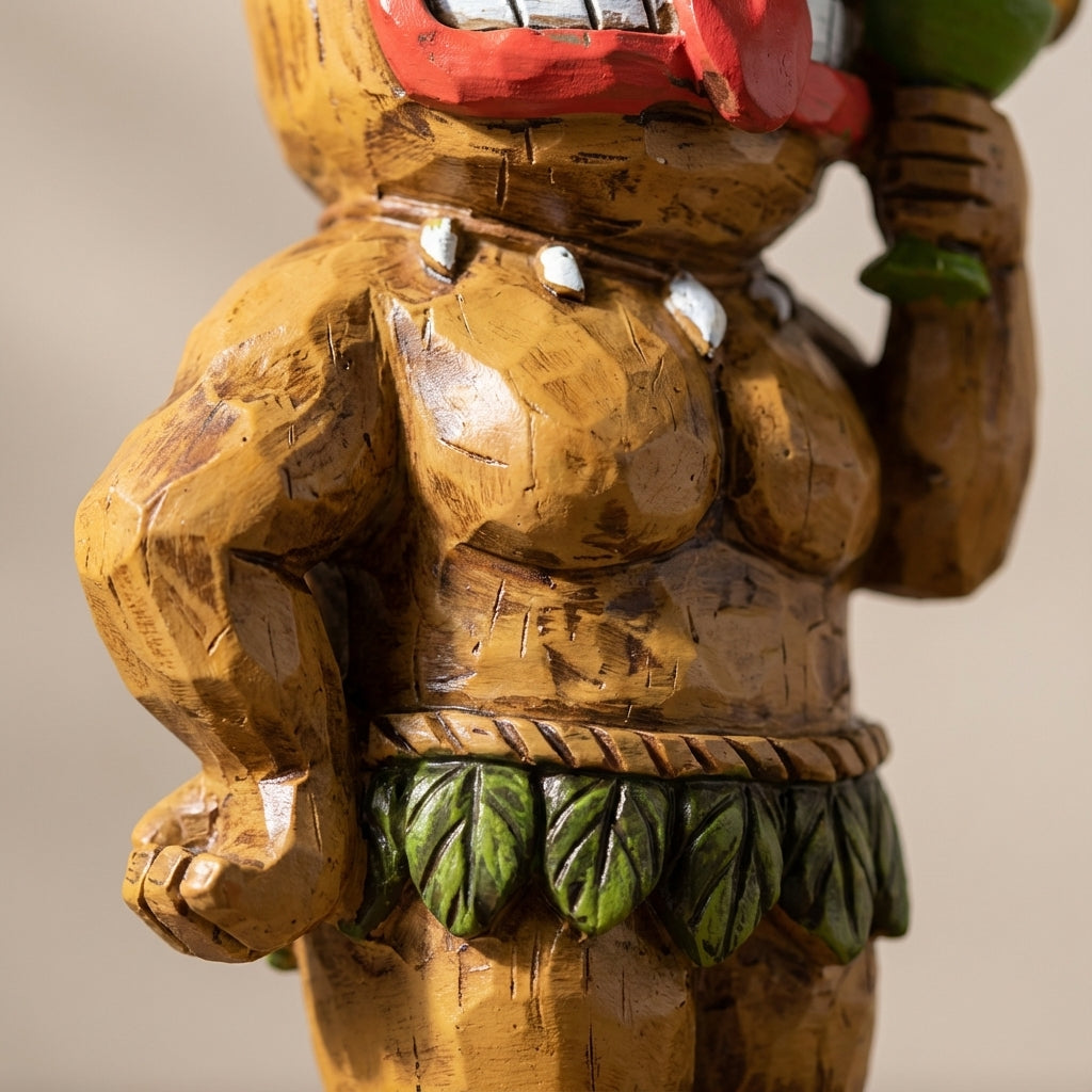 Tiki-inspireret udendørslampe – LuminTiki
