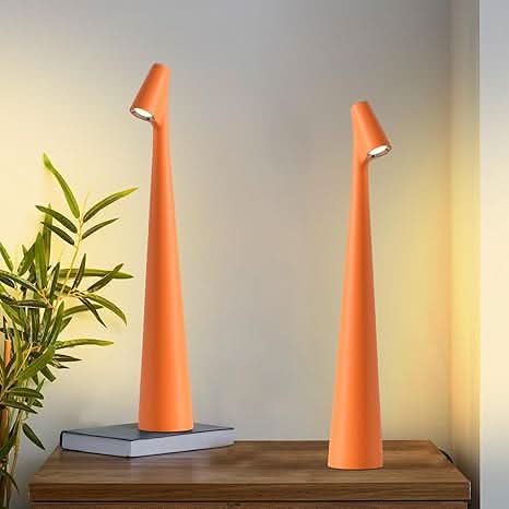Trådløs LED-bordlampe i designerudseende med 3-trins touch-dæmpning