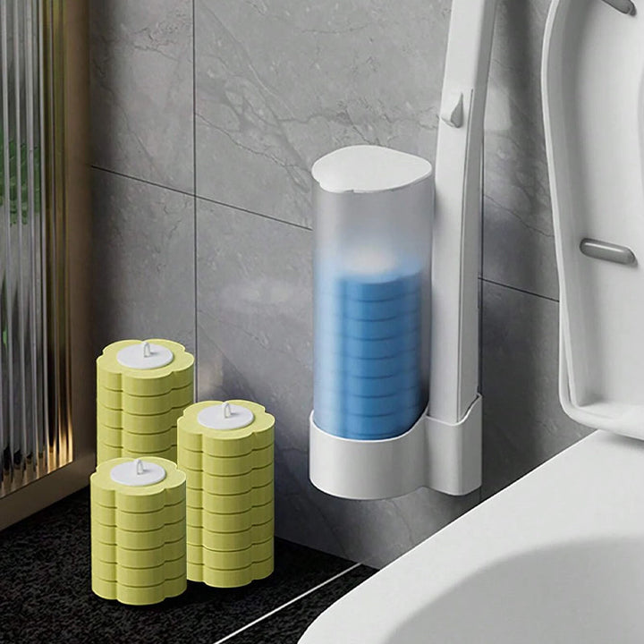 Engangs-toiletbørste | Antibakterielle, hygiejniske svampehoveder
