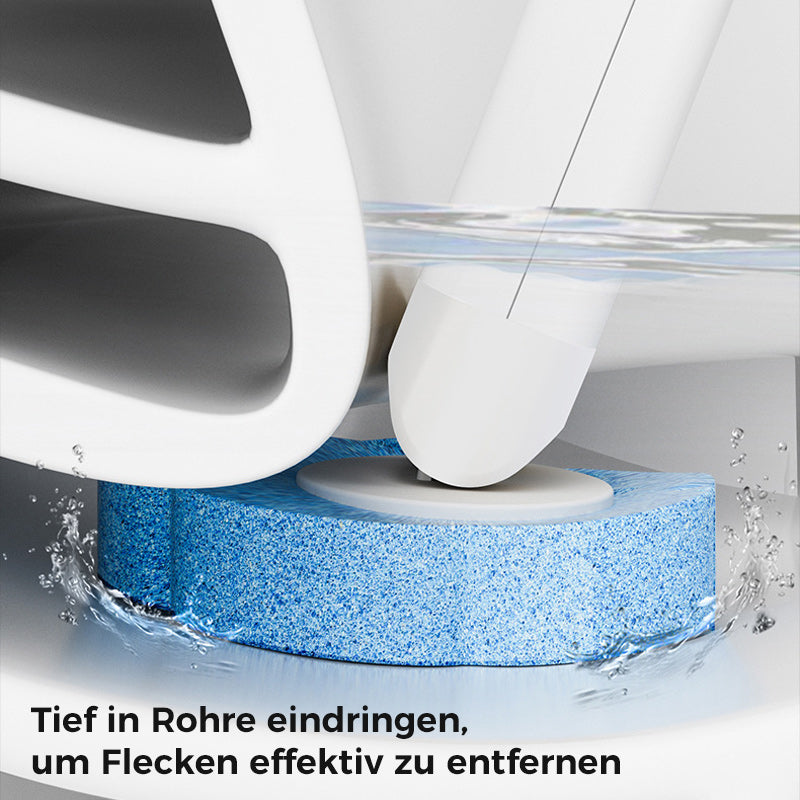 Engangs-toiletbørste | Antibakteriel | Hygiejniske svamphoveder | CleanClick