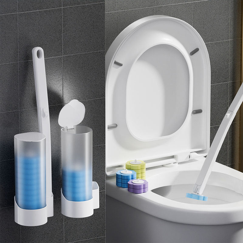 Engangs-toiletbørste | Antibakteriel | Hygiejniske svamphoveder | CleanClick