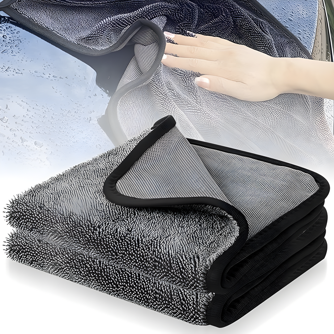 CrystalDry premium mikrofiberklud | ekstra absorberende håndklæde til bil, vinduer og køkken