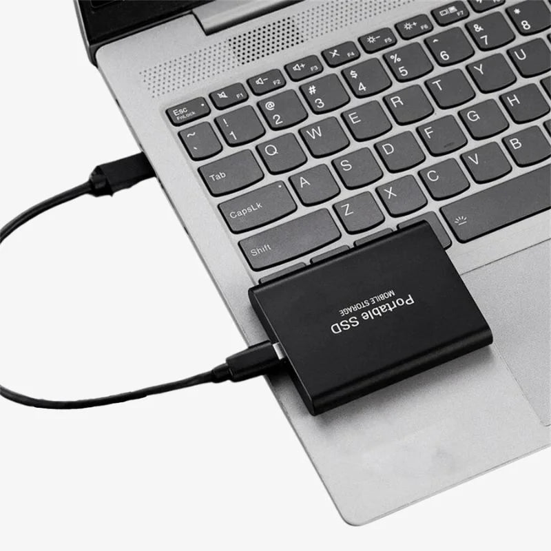Bærbar ekstern SSD med høj hastighed