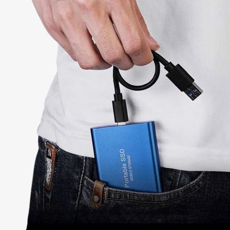 Bærbar ekstern SSD med høj hastighed