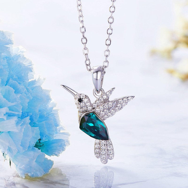 Hummingbird Sparkle Halskæde med Zirkonia