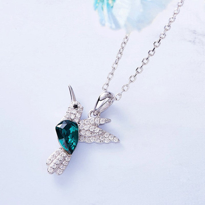 Hummingbird Sparkle Halskæde med Zirkonia