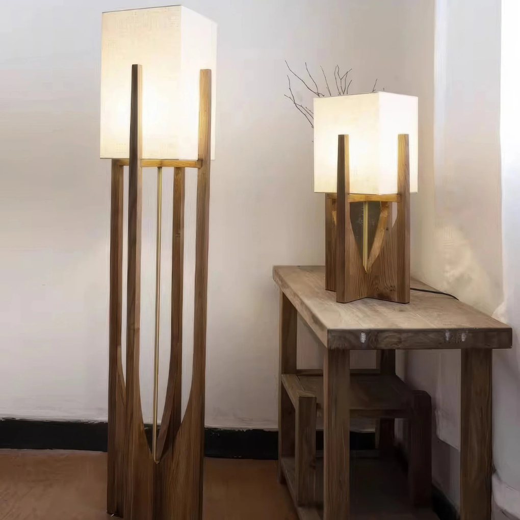 Valnød Gulvlampe