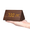 WoodSense LED-ur i træ – stemmestyring & stil til ethvert rum