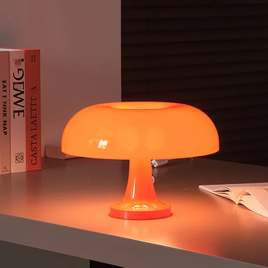 Retro svampe bordlampe