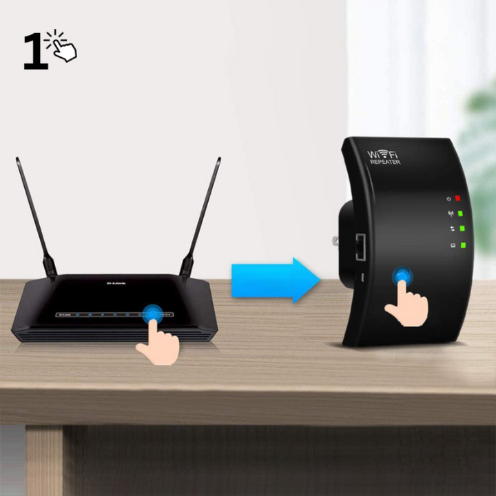 Trådløs WiFi-repeater - NetBlaze