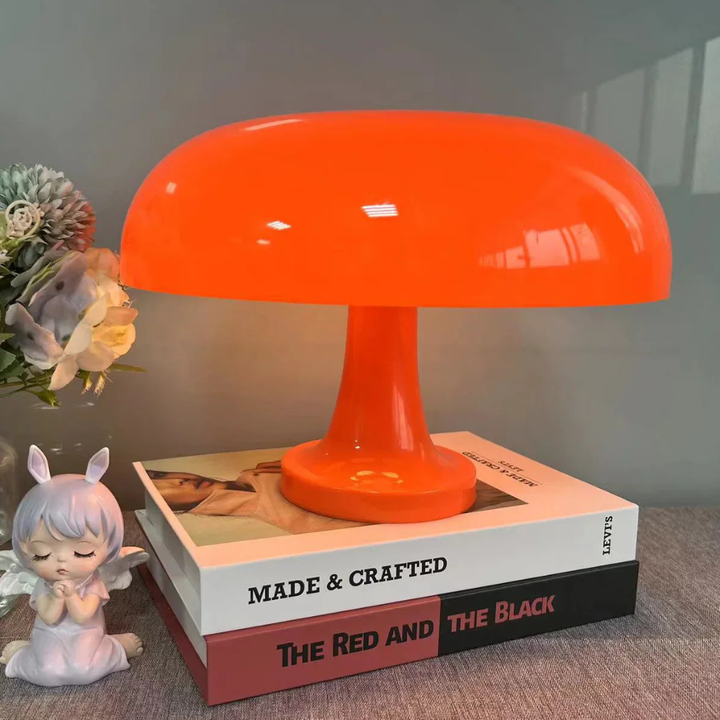 Retro svampe bordlampe