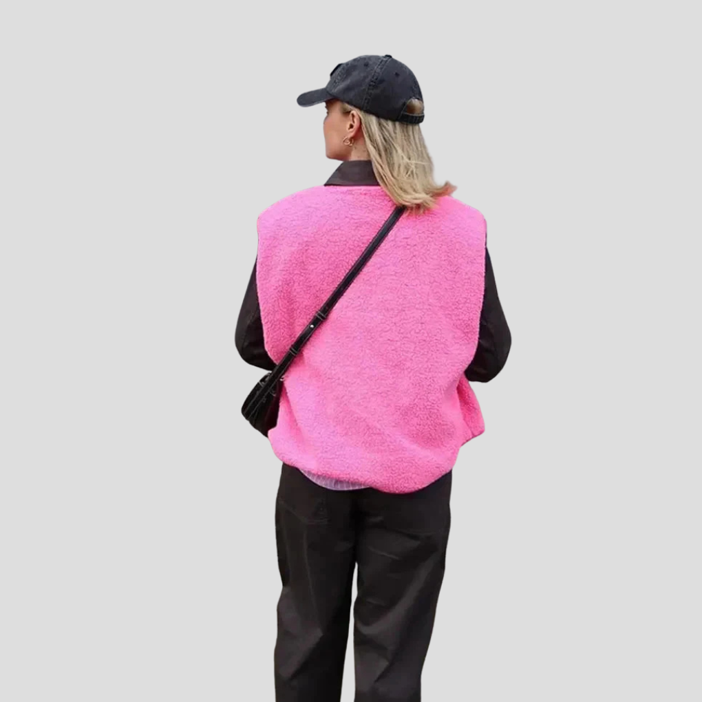 Trendy uld bodywarmer til kvinder