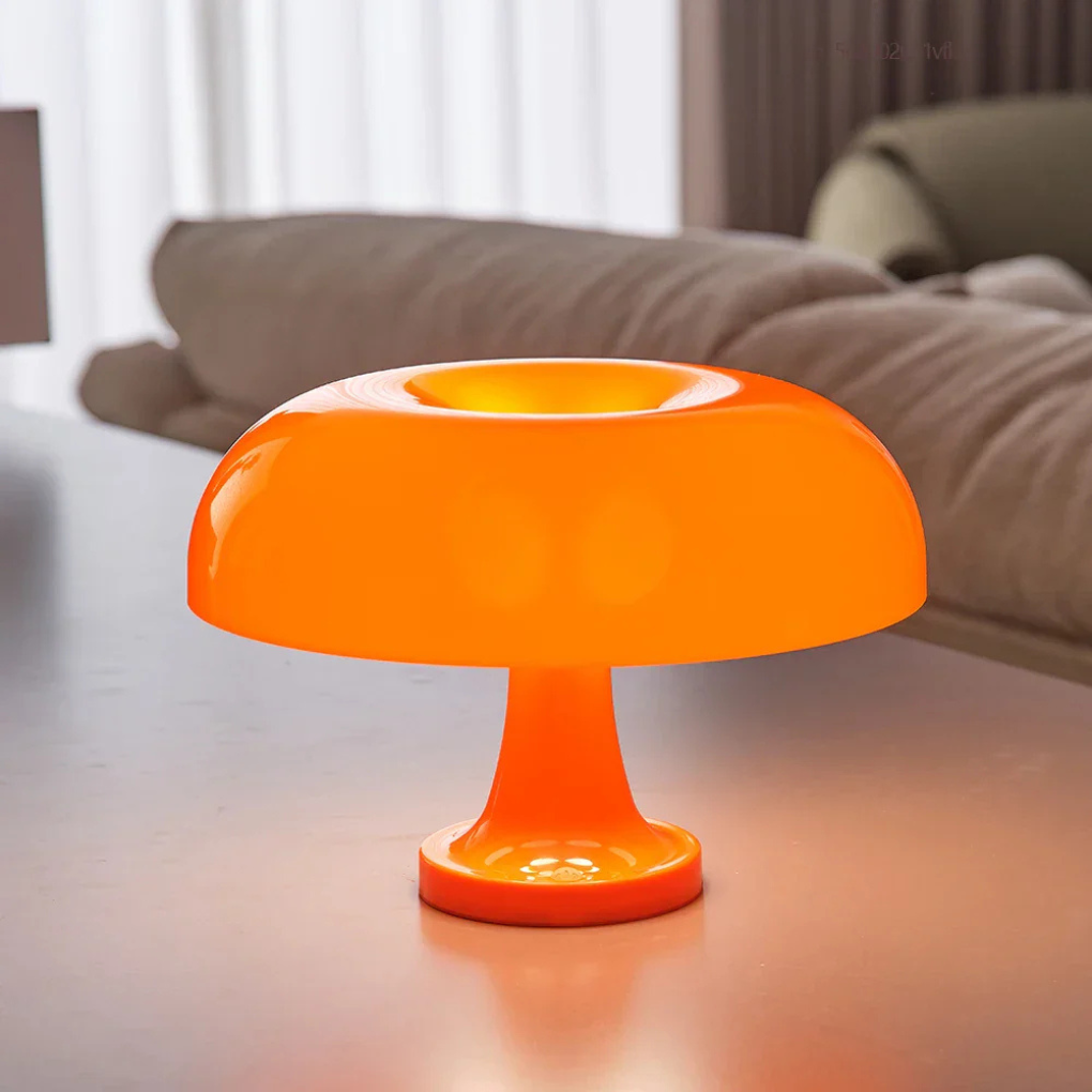 Retro svampe bordlampe
