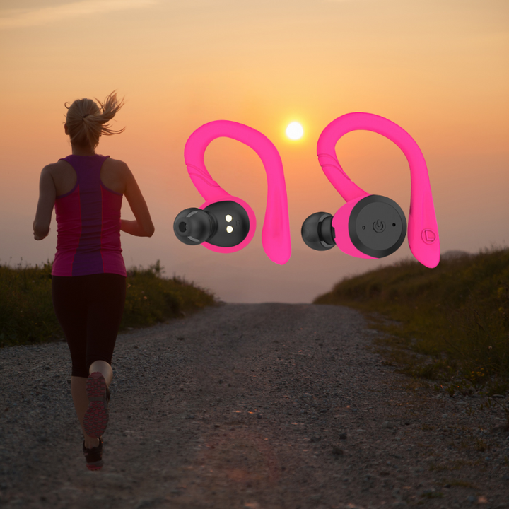 Vega trådløse vandtætte sportsøretelefoner – 20 timers afspilning | Bluetooth 5.0, IPX7 til svømning og fitness