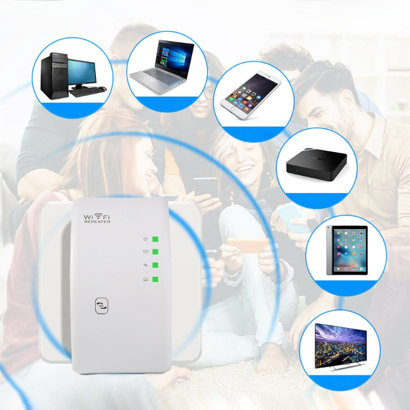 Trådløs WiFi-repeater - NetBlaze
