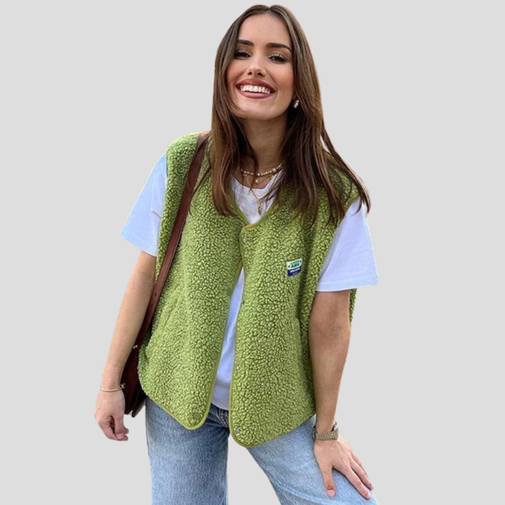 Trendy uld bodywarmer til kvinder